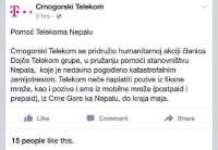 Evo kako crnogorski Telekom pomaže stanovništvu Nepala