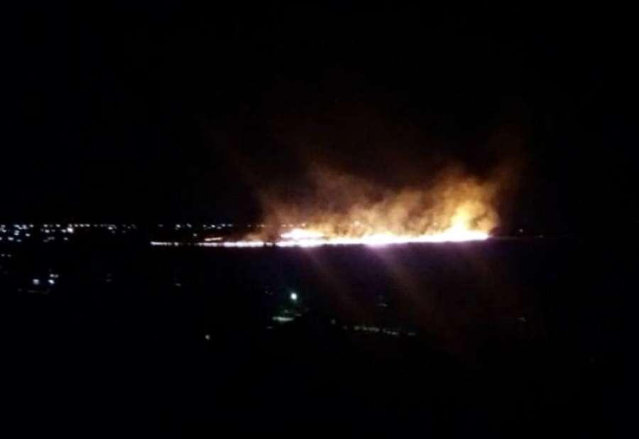 Veliki požar u vršačkoj Čukur mali (FOTO)