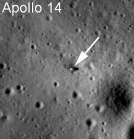 slika ostatka Apolla 14 snimljenog od LRO