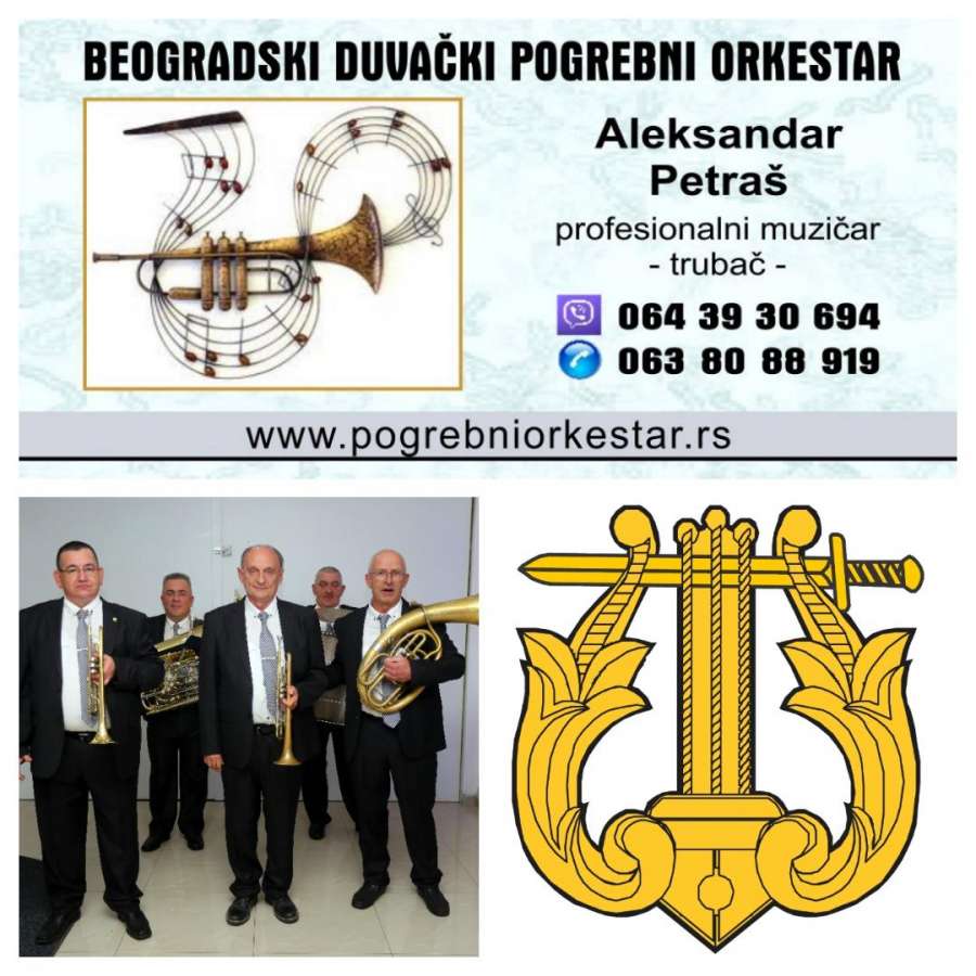Muzika trubači pogrebni orkestar za sahrane Srbija